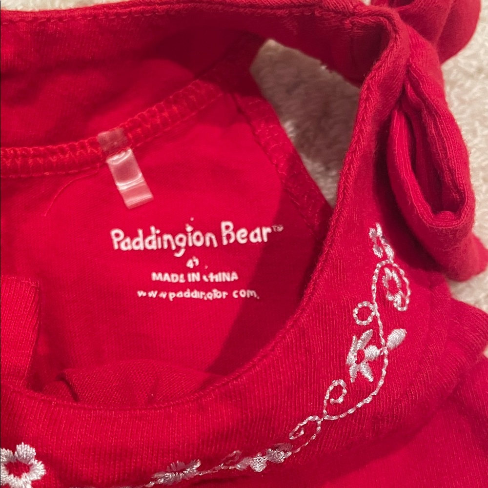 Red Ruffled Kids Tank Top - Picture 3 of 3